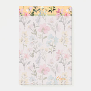Post-it® Personnalisé Moderne douce fleurs d'eau