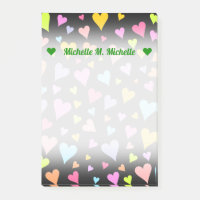 Personnalisé Nom + Amusant, Amoureux, Colorful Hea