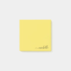 Post-it® Personnalisé Nom Minimaliste couleur Pastel person