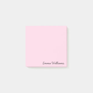 Post-it® Personnalisé Nom Minimaliste couleur Pastel person