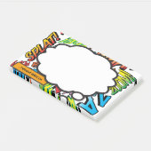 Post-it® Personnalisé Nom Think Bubble Fun Comic Book (Incliné)
