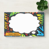 Post-it® Personnalisé Nom Think Bubble Fun Comic Book (Bureau)