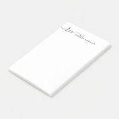 Post-it® Personnalisé nommé (Incliné)