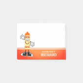 Post-it® Personnalisé Orange Crayon (Devant)