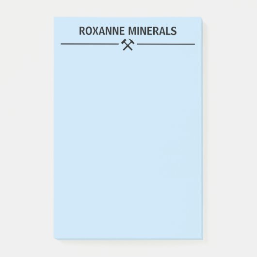 Post-it® Personnalisé pour géologue (Devant)