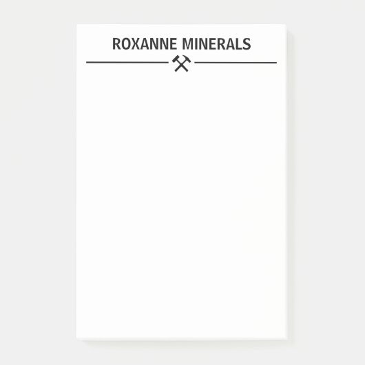 Post-it® Personnalisé pour géologue (Devant)