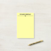 Post-it® Personnalisé pour géologue (Sur un bureau)