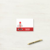 Post-it® Personnalisé Red Crayon (Sur un bureau)