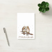 Post-it® Personnalisé Red Tail Hawk Oiseau Lovebird Poster (Bureau)