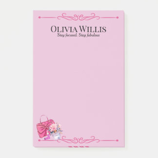 Post-it® Personnalisé "Restez concentré. Restez Fabuleux" R