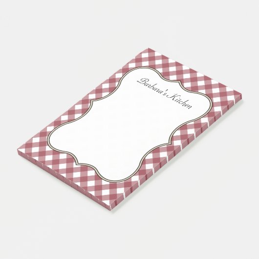 Post-it® Personnalisé Retro Kitchen Post It Notes Cadeau (Incliné)