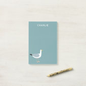 Post-it® Personnalisé Seagull (Sur un bureau)