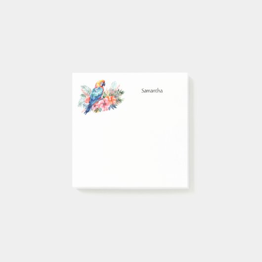 Post-it® Personnalisé Tropical Macaw Parrot (Devant)