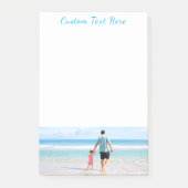 Post-it® Personnalisé Vos Notes Stick Photo Texte Personnal (Devant)