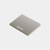 Post-it® Personnalised brown retro pinstripes (Incliné)