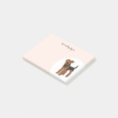 Post-it® Personnaliser Airedale Terrier (Incliné)