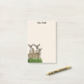 Post-it® Personnaliser Avec Son Nom Whitetail Deer (Sur un bureau)