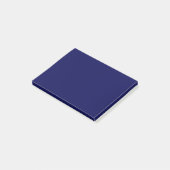 Post-it® Personnaliser bleu bleu couleur solide marine (Incliné)