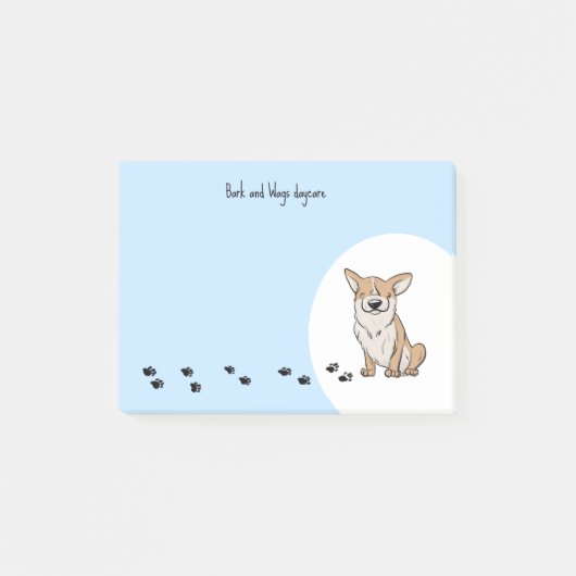 Post-it® Personnaliser Corgi (Devant)