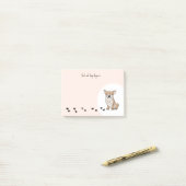 Post-it® Personnaliser Corgi (Sur un bureau)