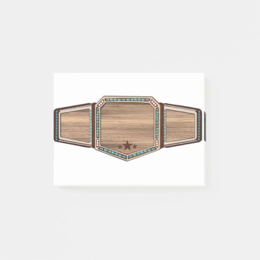 Post-it® Personnaliser de courroie de lutte Ajouter un nom  (Devant)