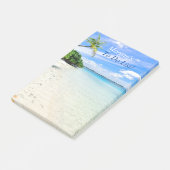 Post-it® Personnaliser de plage tropicale Message, Lignes g (Incliné)
