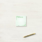 Post-it® Personnaliser : Irish Blessing (#3) Tresses celtiq (Sur un bureau)