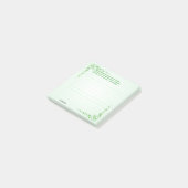 Post-it® Personnaliser : Irish Blessing (#3) Tresses celtiq (Incliné)