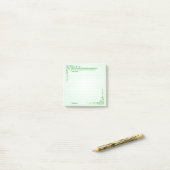 Post-it® Personnaliser : Irish Blessing (#4) Tresses celtiq (Sur un bureau)