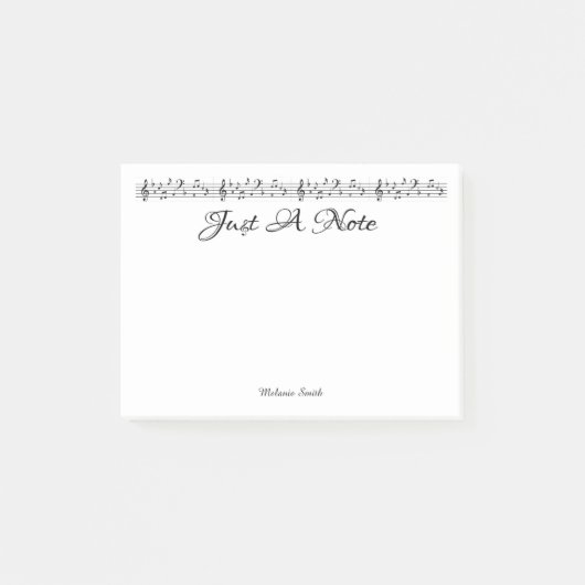 Post-it® Personnaliser juste un billet de note - Notes de m (Devant)