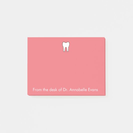 Post-it® Personnaliser la dent rose (Devant)