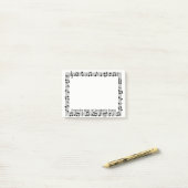 Post-it® Personnaliser le cadre musical (Sur un bureau)