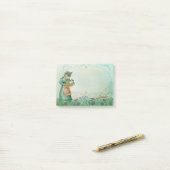 Post-it® Personnaliser le nom Victorian Chat Kittens Sweet (Sur un bureau)