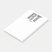 Post-it® Personnaliser Rad Tech RT Technologue en radiologi (Incliné)