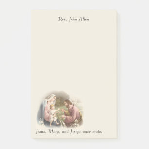 Post-it® Personnaliser sainte de Jésus Mary St Joseph de