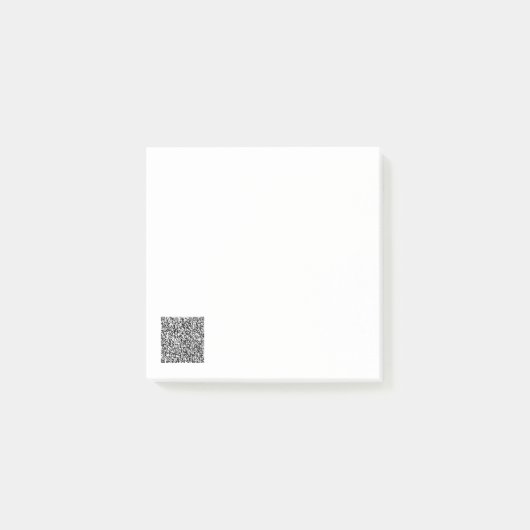 Post-it® Personnaliser votre code QR Notes personnalisées (Devant)