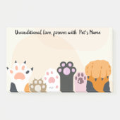 Post-it® Personnalisez la note post-it de votre animal de c (Devant)