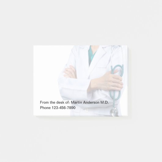 Post-it® Personnel De Bureau Médicale Du Bureau De (Devant)