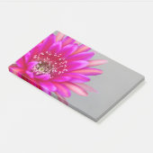 Post-it® Pétales de fleur de cactus rose vif. (Incliné)