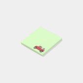 Post-it® Petit camion rouge vache (Incliné)