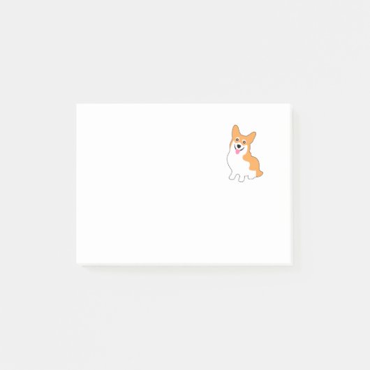 Post-it® Petit corgi mignon (Devant)