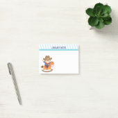 Post-it® Petit cowboy heureux mignon sur le cheval de (Bureau)