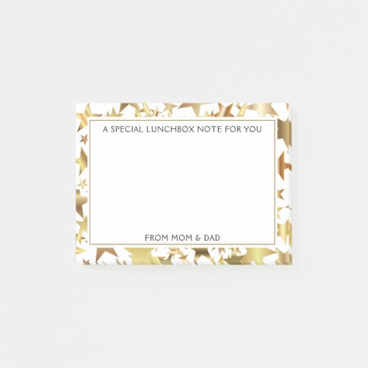 Post-it® PETIT-DÉJEUNER SUR MESURE NOTES DES ÉTOILES Maman  (Devant)