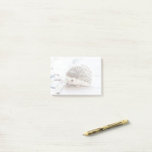 Post-it® Petit hérisson (Sur un bureau)
