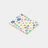 Post-it® Petit Motif blanc coloré Y2K (Incliné)
