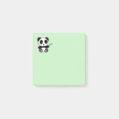 Post-it® Petit Panda mignonne avec bâton en bambou (Devant)