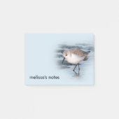 Post-it® Petit Sanderling mignon à la plage (Devant)