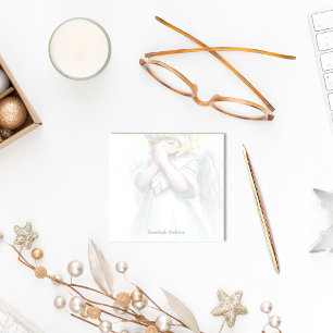 Post-it® Petite fille Ange de prière avec ailes Halo Person