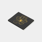 Post-it® Petite fleur jaune - Kook Art (Incliné)