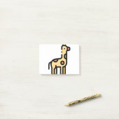 Post-it® Petite Giraffe (Sur un bureau)